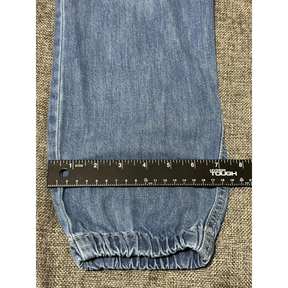 Signature by Levi Strauss & Co Women's Size XL Everyday Jogger Blue Denim Pants - Picture 5 of 9